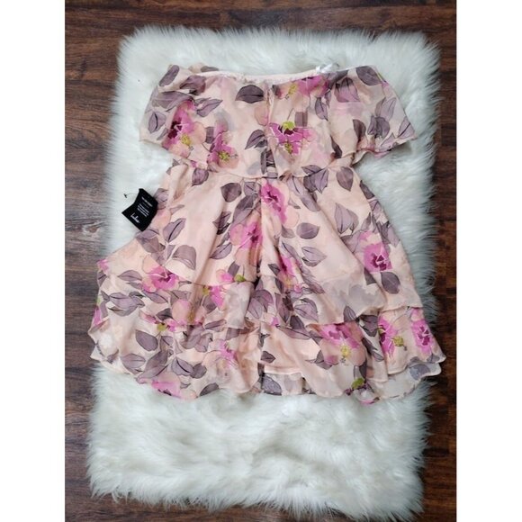 Lulus Perfect Paradise Festival Whimsy Floral Fairy Twee Y2k Wedding Guest M NWT - Picture 4 of 11